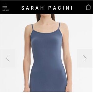 Sarah Pacini Blue Modal Camisole Tunic Size Large. BNWT